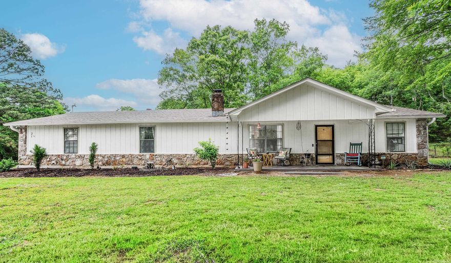 Pictures don't do this one justice, you'll have to see it in person!  Welcome to 21 Springhill, a completely remodeled 3 bed/2 bath on 3 peaceful acres outside Greenbrier city limits. You will feel right at home as soon as you walk in.  The original character and charm of the home is still there, with modern upgrades throughout.  Outside you'll find a spacious tree lined front yard, a fully fenced section in the back with a covered patio and gorgeous landscaping, and a set of raised garden beds to the side.  The back of the property is wooded, providing an added layer of privacy and ample opportunity to view wildlife.    Despite the rural feel, this home is less than a 10 minute drive from grocery stores, schools and restaurants in Greenbrier city limits, as well as other local amenities like Beaverfork Lake, Wooly Hollow State Park, and Persimmon Ridge Resort - a top rated disc golf course.    Whether this is your first home or your last, 21 Springhill has a little something for everyone.  *Showings to start Sunday, May 3rd.