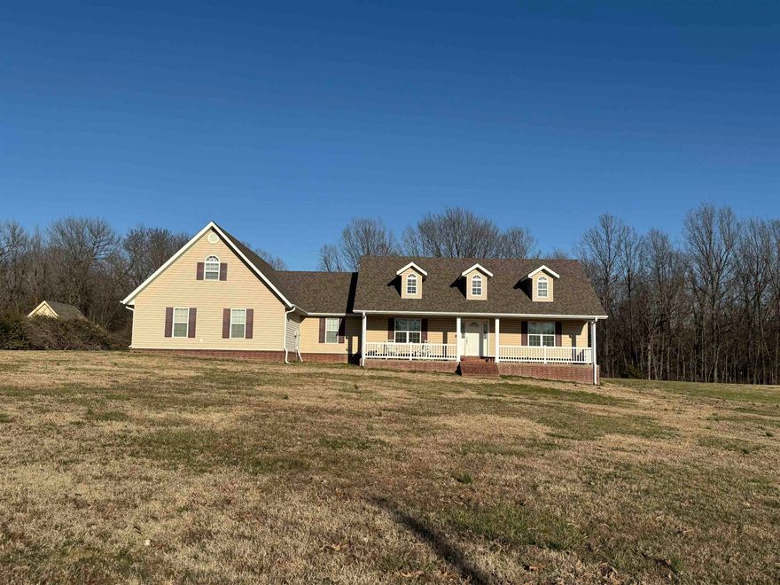 Discover the perfect blend of comfort and country charm in these spacious 4-bedroom 2-bath home with a bonus room, nestled on just over an acre. Located on a paved road with easy access, this property offers a serene retreat. Step onto the inviting front porch, perfect for relaxing and enjoying the peaceful surroundings.Inside, you'll find a spacious layout with ample natural light, a cozy living area and a versatile bonus room that can serve as an office, playroom or extra guest room. With plenty of outdoor space for gardening, entertaining or simply enjoying the fresh air, this home is ideal for those looking for a quiet escape. Don't miss this opportunity to own your own slice of country paradise.