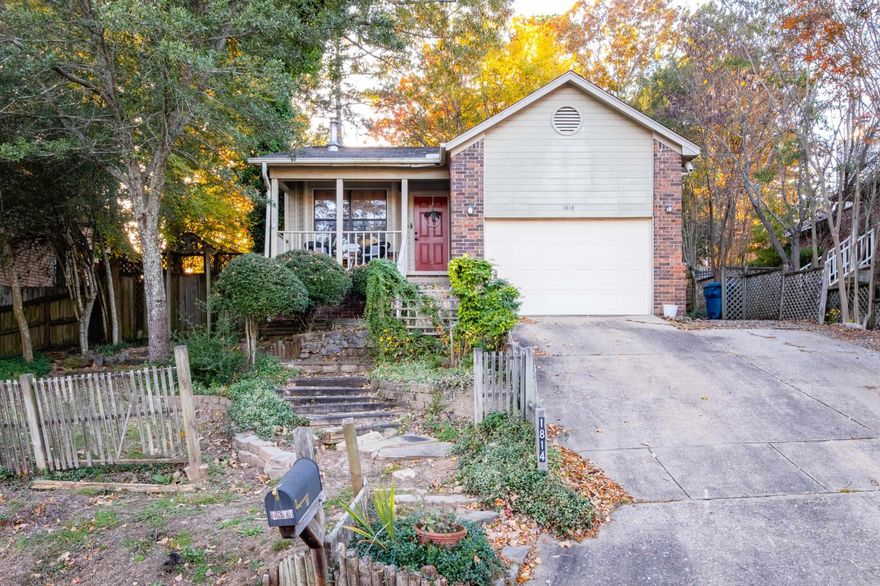 Welcome to 1814 Calgary Trail!  This 2-bedroom 2 bath home with an office or bonus space is conveniently located on a quiet street in West Little Rock.  Greeted with vaulted ceilings and a wood burning stove, the open concept living and dining areas provide ample gathering space with charm.  Updated interior paint throughout makes this home feel fresh and bright.  Enjoy the yard, complete with rock pathways, flowerbeds and private seating areas.  The oversized garage accommodates ample storage solutions suitable for any needs.  Don't miss the chance to make this Home!