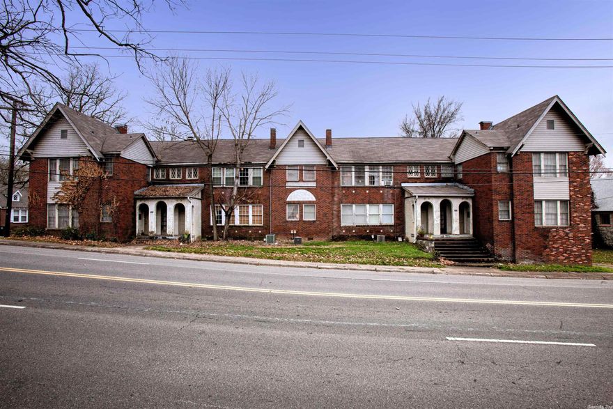 Check out this value add historic building in the Heights! This 10 unit is minutes from restaurants, downtown, UAMS, the zoo, and MUCH more! 4 out of 10 units have been converted into 2 bed/1 bath units. Current owner has replaced the entire deck in the back. Tenants pay utilities. Each unit has a fridge an stove. Complex includes a common area with washer/dryer hookups. Do not want miss the opportunity to own one of the most unique apartment buildings in Central Arkansas! Note: this building is NOT currently in the historic district. Rent Roll can be provided by request.