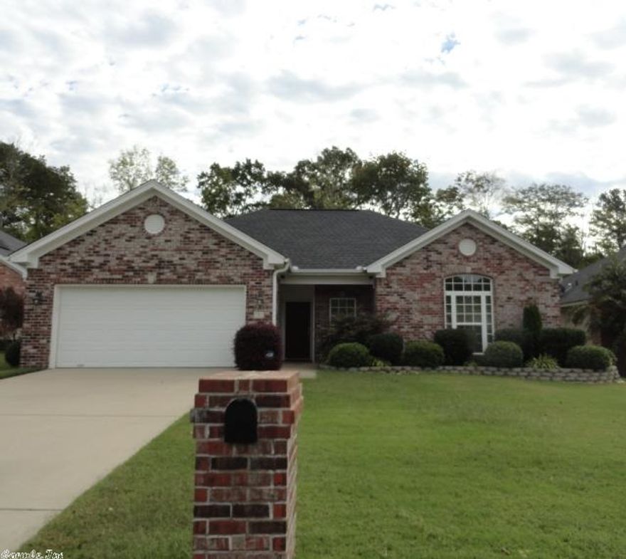 Extraordinary condition! One level . Split BR w/larger MBR. Double vanity in MBA & 2 walk-in closets, jacuzzi, and walk-in shower. Tall ceilings throughout. Lots of trim. Gas logs in FP. Window tint on windows. Extra landscaping. Lots of custom features. Surround sound w/speakers. Remote access video security. Projector and wall screen. Washer, Dryer, Refrigerator convey. Stainless appliances like new quality. Nice house w/many extras. Sq Ft approx. Feel free to measure. Truly better than new! Remarks.