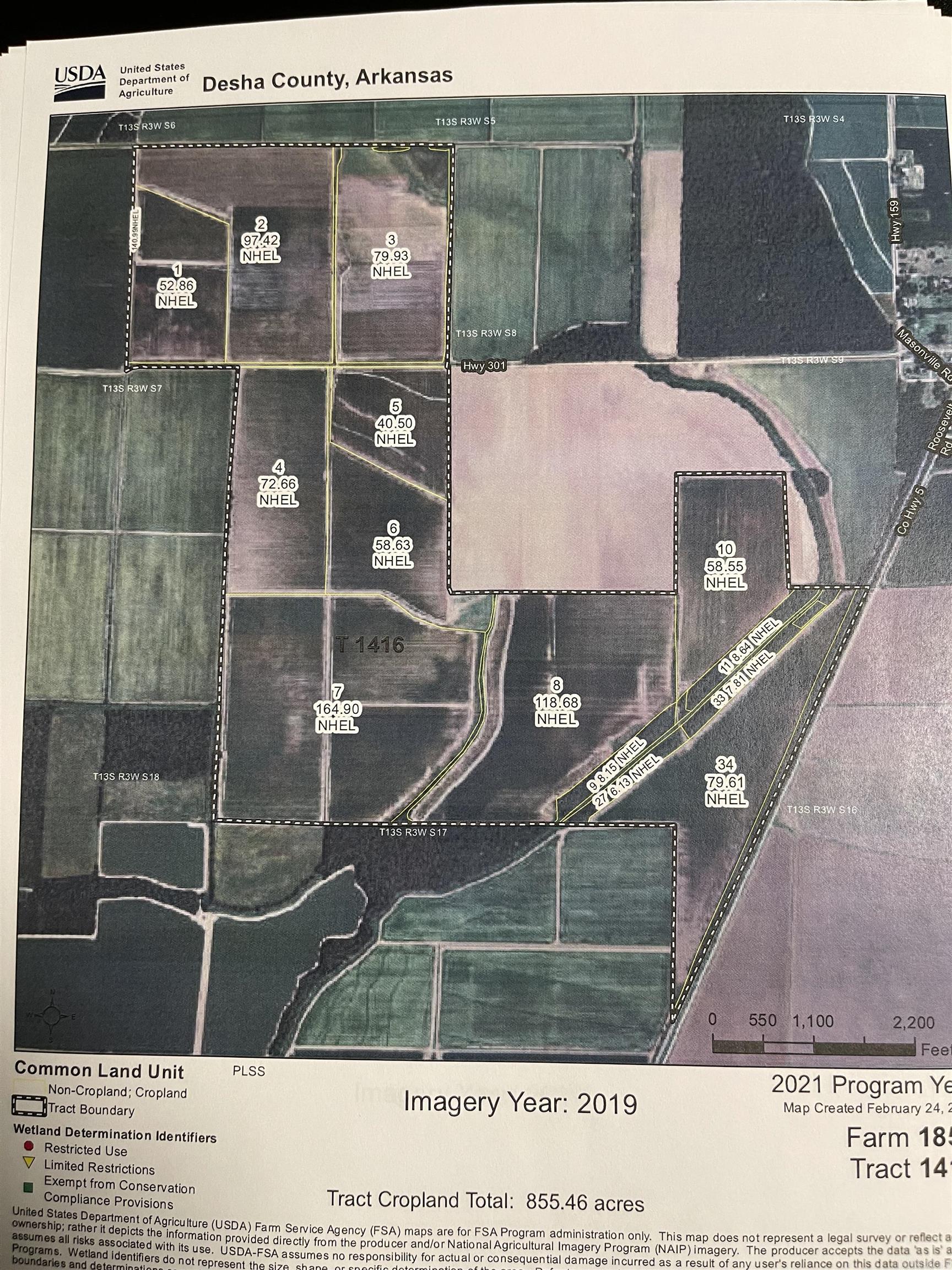 Large continues parcel of Delta farmland with easy access to roads and water. Some timber.