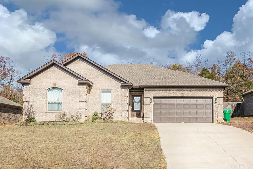 Super cute, move-in ready home perfectly placed in the Cabot School District!  This 4 bedroom 2 bath home is perfect! The kitchen features Island granite countertops that opens to the eat-in kitchen space as well as the living room. Bathrooms both have granite counter tops. Master bedroom is great with a big closet and nice bath. Laminate floors throughout. The home backs up to woods. Call today this one won't last.