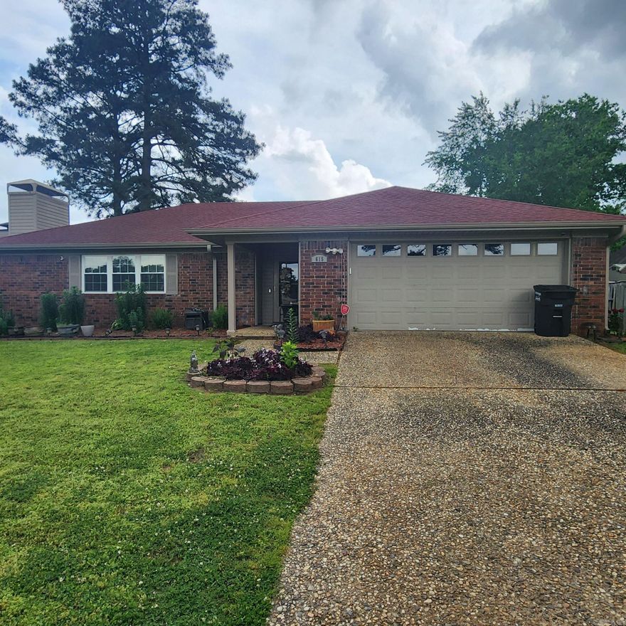 MOVE IN READY!! This Charming 3 bedrooms, 2 full bath home is convenient to LRAFB and surrounding areas! This beautiful home offers a large living room with a Wood Burning Fireplace, Primary bedroom has his and hers closets, Formal Dining room, Large kitchen with stainless steel appliances. Refrigerator conveys. Roof 2018, Siding 2023, Gutters 2023, Windows 2023, Furnace 2015 & AC Unit 2024. Fully privacy fenced backyard with beautiful landscaping. You will love this quiet Stonewall subdivision. This home sits across the street from the pool and picnic area. This beauty is a must see and will not last long!! Call today and schedule your private tour.