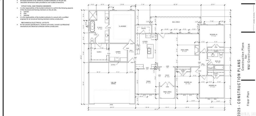 New construction featuring four bedrooms. and two full bathrooms with approximately 2,257 SQFT. Conveniently located near Bryant School district.