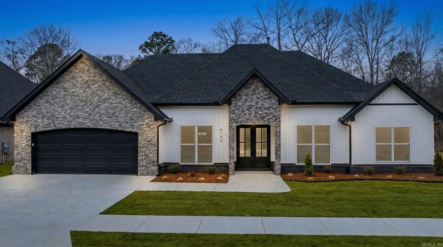New construction featuring four bedrooms. and two full bathrooms with approximately 2,257 SQFT. Conveniently located near Bryant School district.