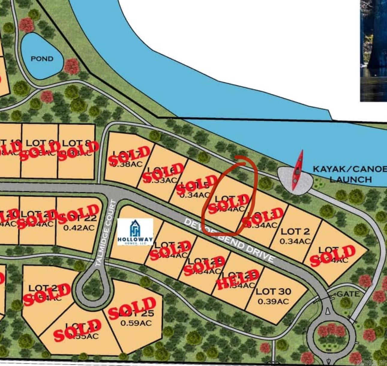 DEVOE BEND ADDITION - Land