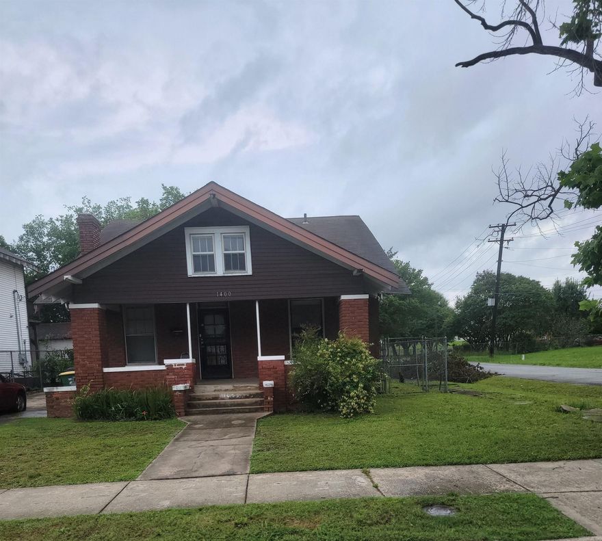 This charming home has a lot of character and potential and is a must-see to appreciate. Large bedrooms and hardwood floors. Lots of space and a nice-sized backyard. The seller will be replacing the roof and installing an oven.  BRING ALL OFFERS. AGENTS SEE REMARKS