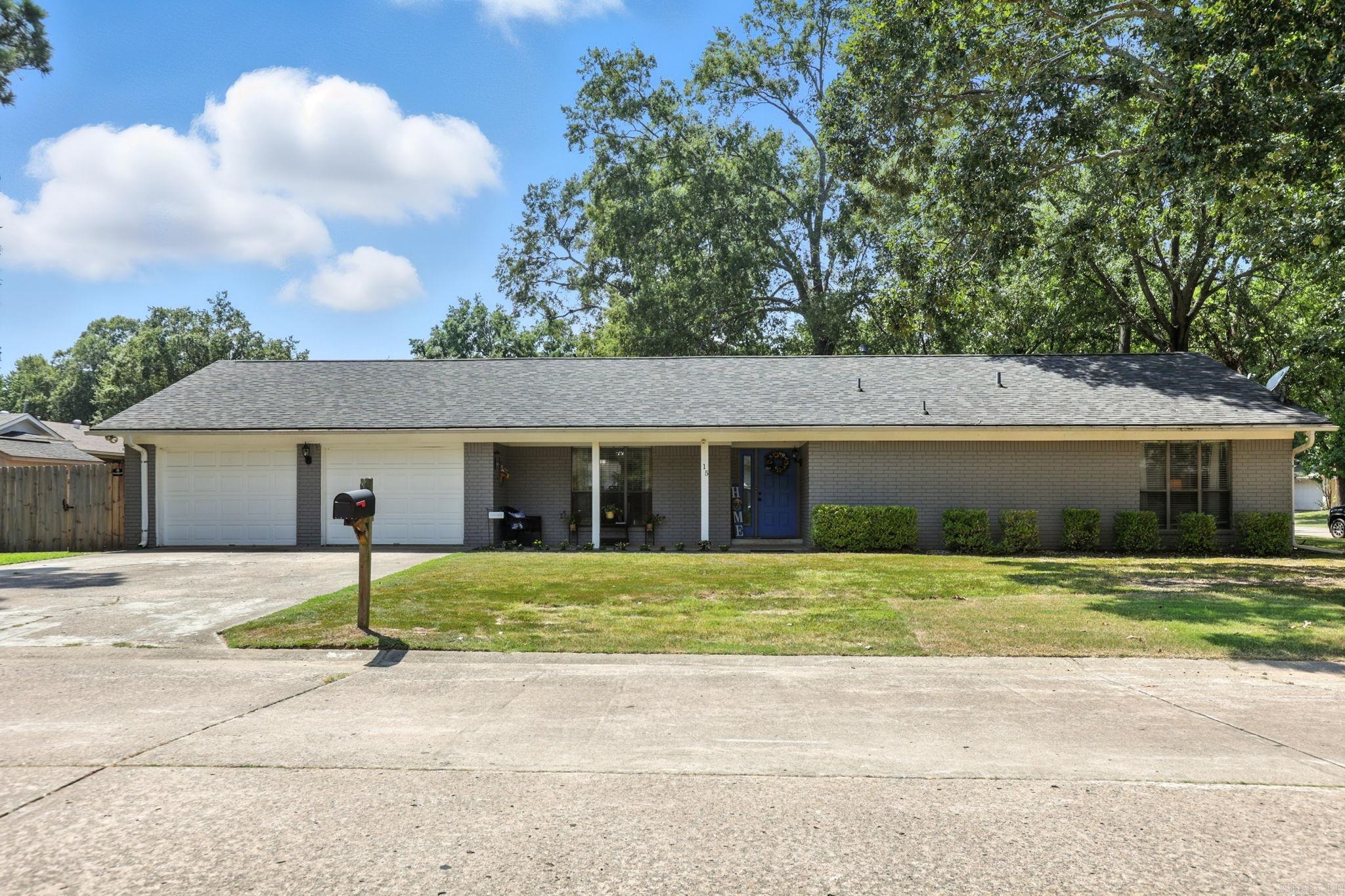 Welcome to this beautifully renovated corner-lot home. Every detail has been updated, featuring fresh paint, LVP and tile flooring, recessed lighting, and granite countertops. The open floor plan connects a spacious living area with a cozy gas log fireplace to a kitchen equipped with stainless appliances, including a refrigerator, electric stove with gas connection, and dishwasher. The owner's suite bath has a newly upgraded shower. Enjoy a large laundry room, ceiling fans, and elegant chandeliers throughout. The oversized 2-car garage includes a heated and cooled flex room perfect for an office, exercise space, or workshop, plus an additional window AC unit. Outside, a large storage building adds convenience. This home blends comfort, style, and functionalityāmove-in ready and waiting for you!
