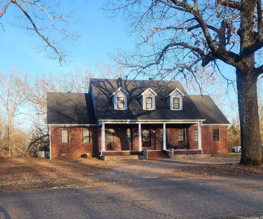Ideal property for those looking for a country setting while only being minutes from town. Completely renovated in 2015, this 4-bedroom (with a possibility of 5), 3.5-bath home sits on 6.17 acres and is filled with ALL the beauty and charm. The kitchen features gorgeous leathered granite, a beverage refrigerator, double ovens, and gas stove top. You will find bamboo floors throughout the main floor that leads you to a spacious primary suite, with a beautiful wall to floor tile shower.  Upstairs, you will find 3 large bedrooms and two bathrooms. There is lots of storage throughout the entire house, including a second attic access from the upstairs bedroom.   Stepping out your back door, you have both a lower and upper deck to sit and enjoy a nice morning cup of coffee or nestle next to a fire while watching nature in all its glory. This is a must see!