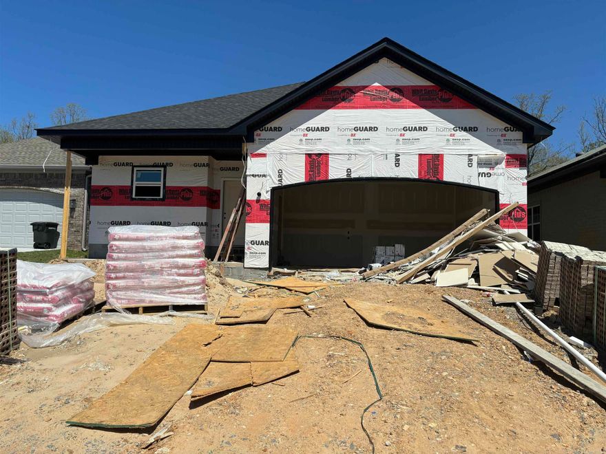 Affordable New Construction in Sherwood. This home is beautifully built with attention to detail. Covered porch in the front and covered patio in the back. All brick for easy maintenance. 9'-10' Ceilings throughout. Granite counter tops. Granite Waterfall Island in the kitchen. Stainless Steel appliances. Crown molding throughout the home. Windows capped and trimmed. Walk-in master closet. Hardwood floors in living room, kitchen, and dining area. All electric for easy maintenance.