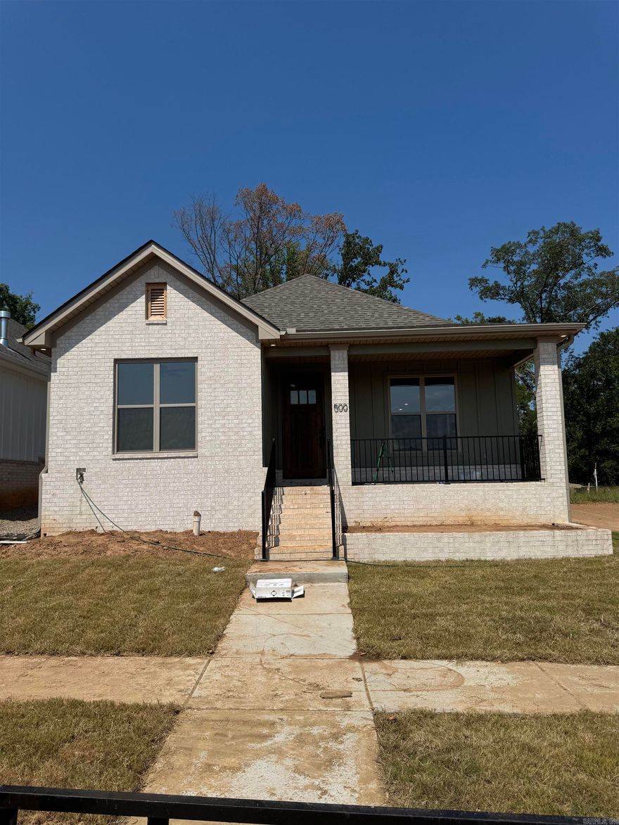 Discover this stunning Craftsman-style home nestled in Bryant's most desirable neighborhood! Boasting custom designer finishes throughout, this residence offers a blend of elegance and practicality. Its prime location provides the convenience of a short stroll to the neighborhood pool.  Imagine relaxing on the welcoming front porch and enjoying the nearby weekend farmers market. The home's thoughtfully designed layout features an open kitchen and living room, bathed in abundant natural light. Large Back Patio.