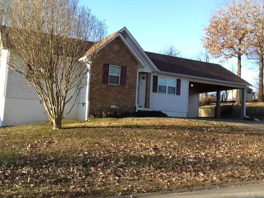 This nice house on a dead end street and located close to schools, shopping and churches. The open living/dining/kitchen and the patio out back are is great for entertaining.  Stove and refrigerator are furnished. Separate laundry room. No pets. Not currently approved for HUD Section 8. Interested persons need to submit an application and pay the non-refundable application fee to the listing firm.