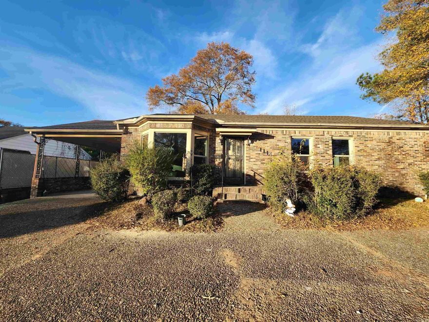 Complete renovation throughout on this spacious 3 BR/ 2 BA home! 2025 Updates include:  *New sheetrock, paint, trim throughout *New Lighting, flooring throughout *New Vinyl windows/exterior trim *New roof *Structural updates to foundation and subfloor *Granite countertops *Complete bathroom renovations