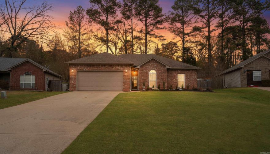You ready? ??  Because this one brings the charm.  Tucked away in a quiet cul-de-sac, this 3 bedroom, 2 bath home offers 1,540 sq ft of character-filled living space with details you don’t see every day. From the stone fireplace that anchors the living room to the board and batten accent in the hallway, this home blends warmth and style in all the right ways.  Large windows add natural light, creating a bright and inviting atmosphere throughout. Step outside to a covered back patio! The perfect place to unwind, entertain, or simply enjoy the peaceful outdoors.  Located close to town for convenience, yet just far enough out to enjoy quiet surroundings, you truly get the best of both worlds.  Major bonus: New HVAC installed January 2022.  You ready to make it yours?