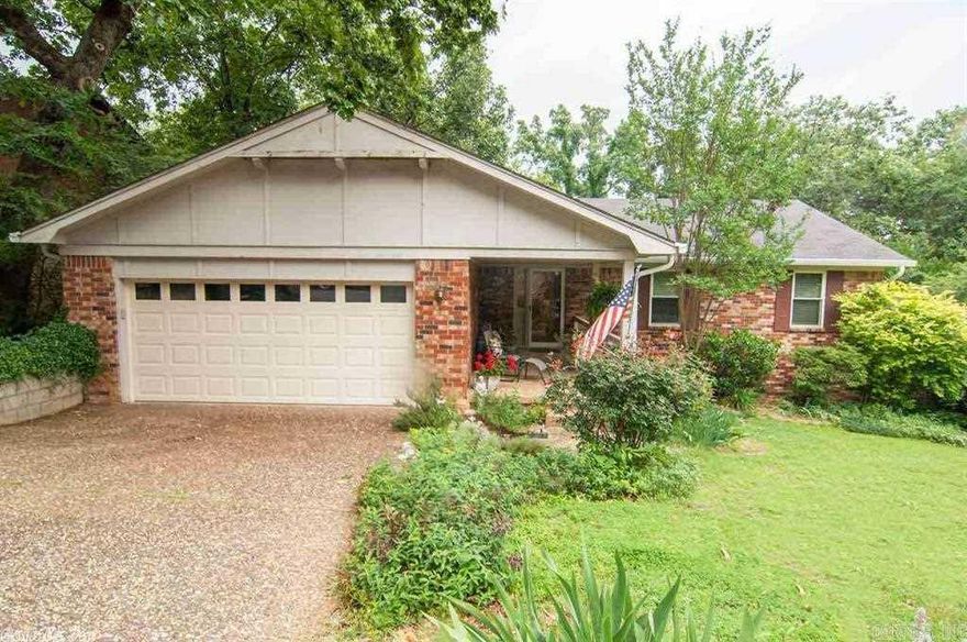 Perfect WLR location. 3 bed rooms 2 bath rooms.  Home on quiet street with mature trees, landscaped front yard, deck overlooking private fully fenced back yard which backs up to greenspace. One level home with separate dining room and large living room. Fulbright elementary school and new Pinnacle View middle school. Please call 501-786-7892 or email: terrychenar@gmail.com for more information.