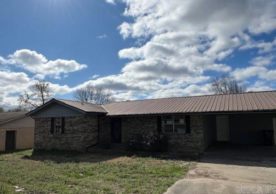 HOT DEAL, this is a great opportunity for the investor who is ready to invest in real estate. Likewise a sound opportunity for a first time homebuyer who wants to put in sweat equity for a home that will give them space and room to plant a garden or any of the spring to do list outdoors. This ranch style home offers three nice sized bedrooms with windows for natural light and good size closets. Two bathrooms are great. Both offer showers. The kitchen and living room are open to the dining area with a breakfast bar. Indoor laundry room for the Saturday chores.** see agent remarks