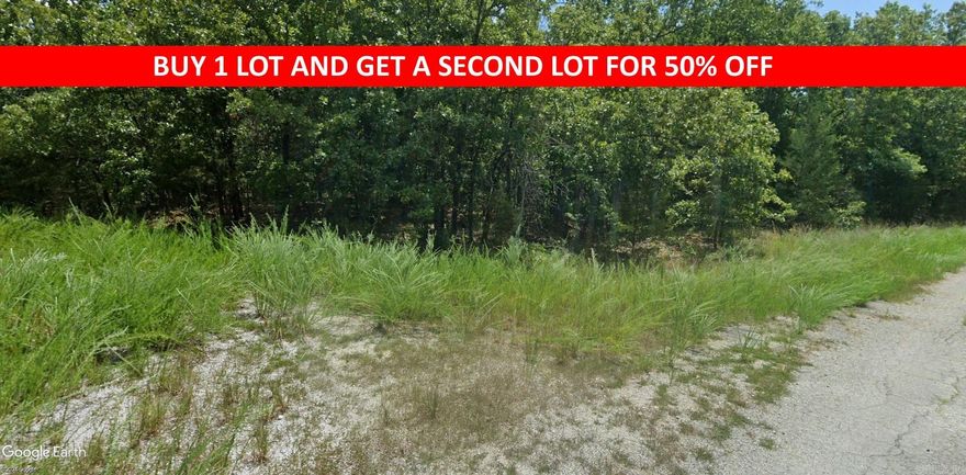 Buy one lot and get 50% off an additional lot! Owner-finance for easy terms. Cash buyers can pay by debit or credit card as well. Nice lot to develop or hold for future value. Public water and electric are available to run to property and will need septic. Owner/agent. No mobiles allowed. 300-2500 minimum build size on any other type of home, depending on subdivision. Finance is 5 months at $194 and closing costs are included. Lots marked with red banner are part of promotion. No limit on lots. Buyer responsible for any/all taxes and lots sold "as-is". Quit claim deed conveys. Parcel ID# 160-12395-000