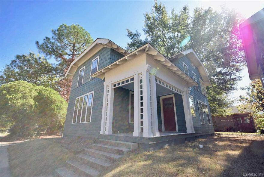 Fully restored historic home. Beautiful hardwood floors. 2 large bedrooms upstairs, spacious closets, 2 updated full baths, clawfoot tub, large shower. Quartz counters in kitchen. Sun porch is the perfect space for office or den. Walking distance from Governor's Mansion and SOMA shops and restaurants.