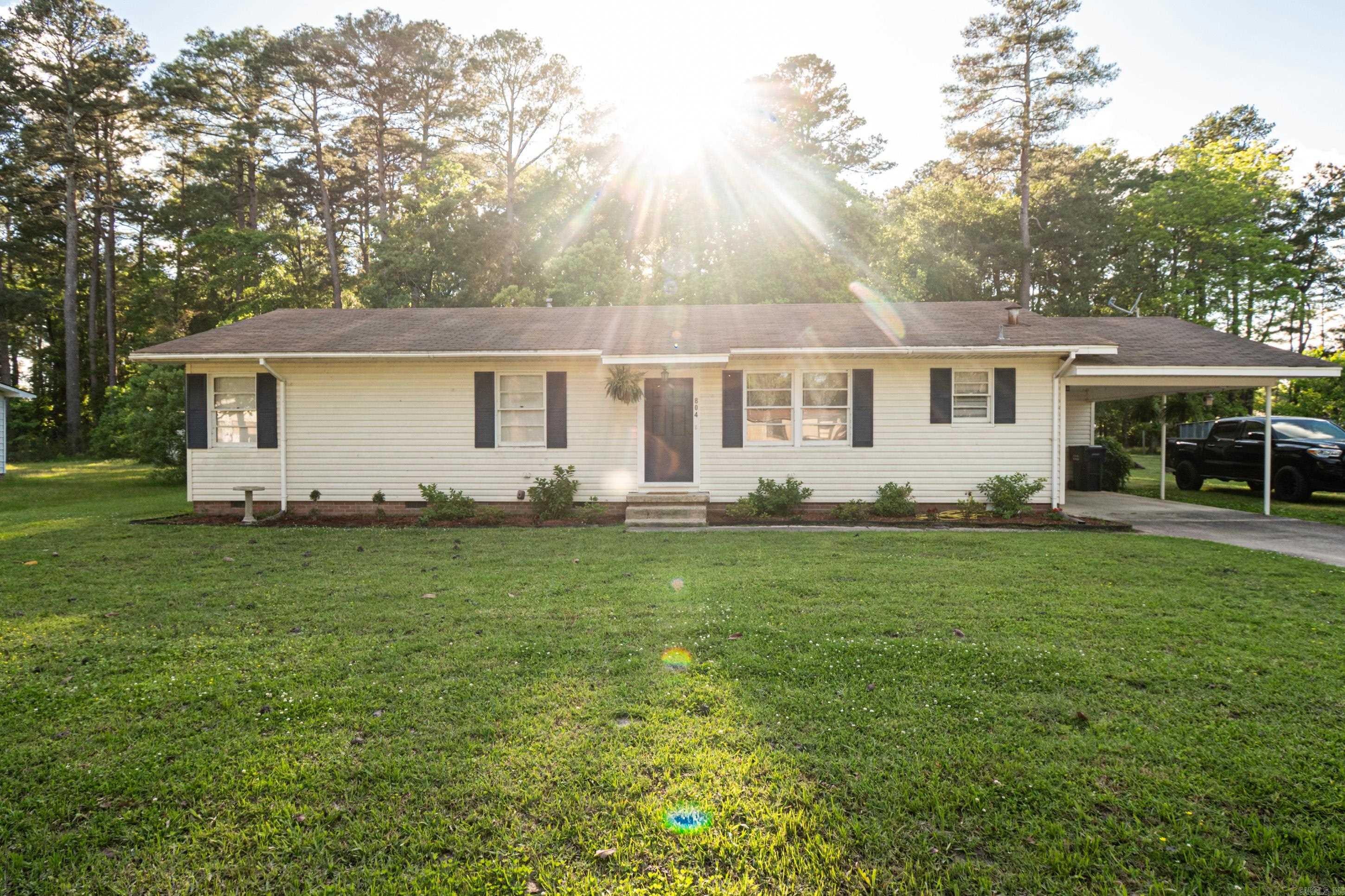 Remodeled and move - in ready! This adorable 2 bedroom, 2 bath home is located in Smackover. Brand new kitchen appliances will remain! All that is left to do is unpack! Updates made in 2024; New HVAC, New Flooring, Fresh Paint, Exterior doors/new French doors, Bedroom and living room windows, Light fixtures, Kitchen appliances, Back porch added