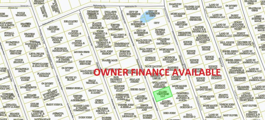 Owner-finance or cash. The area has water tap-in available, septic needed, propane needed, power available, and great area amenities. Great for cabins & Airbnb investors. Tons of lots that are side-by-side so you can own an entire street or cul-de-sac for family & investment. Simple owner-finance terms. Buyer to pay all Buyer's agent fees. The buyer pays $150 for closing costs. Quitclaim deed conveys. Owner/Agent. Discount for purchasing 10 or more lots.  Parcel# 800-07639-000