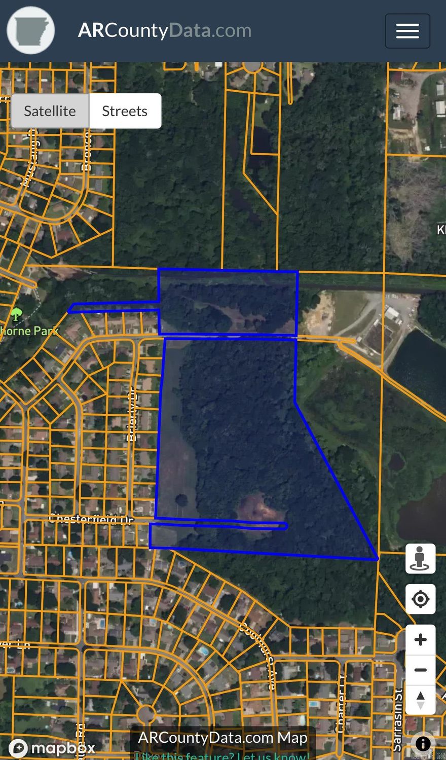21 acres of land, in flood zone, great opportunity to build up and subdivide potentially.