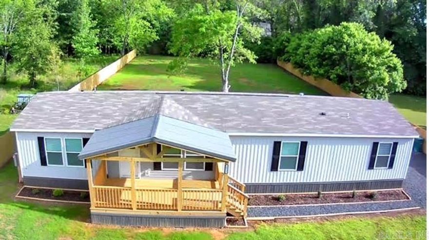 Motivated Seller! Country Living at its finest. New Construction 1904 sq. ft. manufactured home with permanent foundation and roomy front and rear covered decks on .69 acre. Open concept layout with split floor plan and plenty of room for a growing family. Great kitchen space with island and plenty of cabinet space. Everything on this property is brand new from the fences to the septic system. Exceptional en-suite primary bedroom with huge closet, walk-in shower, soaker tub, and dual Koehler vanities. Tons of space for the kids and fur babies to run and play. Home carries a 1 yr. manufacturer's warranty.