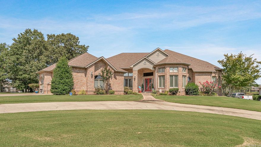 Welcome to 2911 Ridgepointe Blvd. in Jonesboro, AR. This stunning single-level, all-brick home boasts 3 bedrooms and 2.5 baths on a spacious 1.01-acre lot overlooking the beautiful Ridgepointe Country Club golf course. Features include a large covered patio with picturesque views, 3 gas log fireplaces, a formal dining room, a breakfast area, and tall ceilings. The home also offers a 3-car attached garage, a storm cellar, an irrigation system, and upscale appliances. Recent upgrades include a new roof, HVAC systems, and water heaters within the past 3 years. An office space completes this exquisite property. This home is located in the Valley View school district. Showings by appointment only. Give us a call today to schedule your viewing!