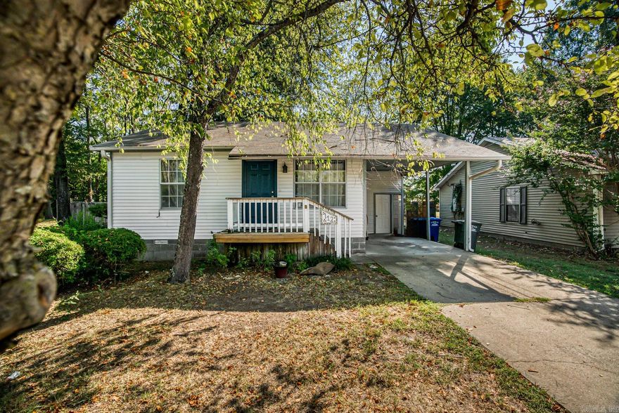 Step into this beautifully remodeled home, boasting two bedrooms and two bathrooms, offering a modern and inviting living space. The property features a convenient carport and a shed in the back, complete with electricity, providing endless possibilities for a workshop, living space, or additional storage. Situated on a spacious double lot, the fenced-in backyard offers ample room for outdoor activities and gardening. With an abundance of storage options and a tastefully updated interior, this home is a true gem waiting to be discovered.