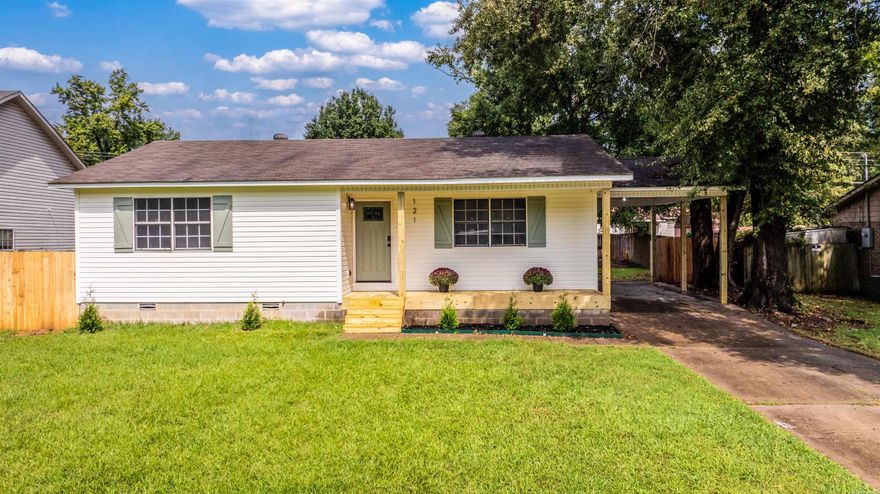 Welcome to this beautifully remodeled home in the heart of Sherwood! Priced at just $177,900, this charming 3-bedroom, 2-bathroom residence offers 1,080 square feet of thoughtfully designed living space and a One Year Warranty from Guard Home Warranty. Step inside to find a stunning new kitchen featuring custom cabinets, a farmhouse sink, and brand-new appliances. Both bathrooms have been completely updated with custom tile work and high-end finishes, while new interior doors throughout add a modern touch. Enjoy relaxing evenings on the brand-new front porch or take a short stroll less than a block away to the newly renovated Lake Cherrywood Park. Conveniently located just 5 minutes from I-57, this home offers easy access to shopping, dining, and entertainment. With its stylish updates and unbeatable location, this property is perfect for first-time homebuyers looking for a move-in ready home. ***See Agent Remarks***