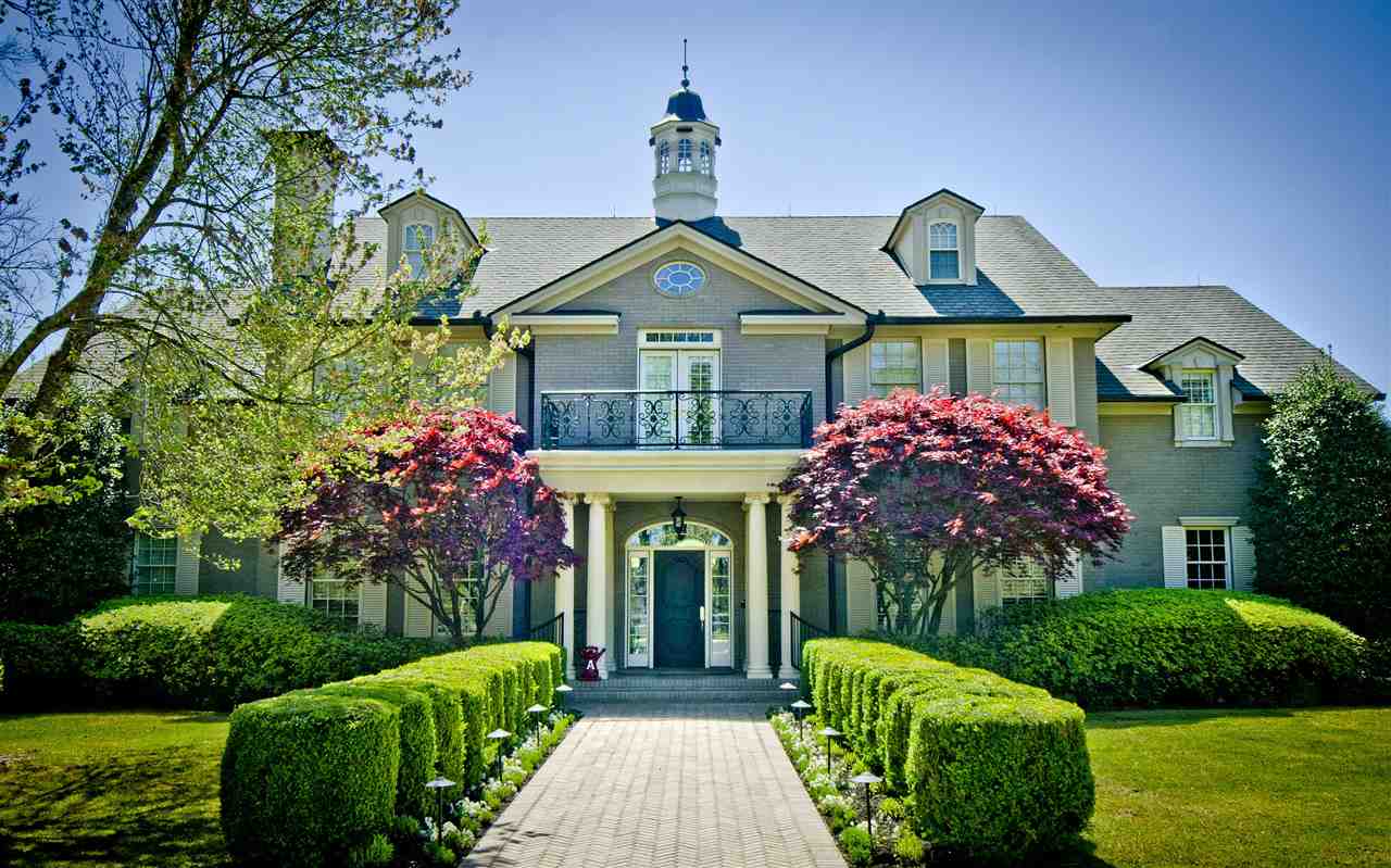 Attention to detail absolutely shows in this unique luxury estate!! Gardens, Large pool, hot tub, cabana, Arbors. Entry level features Living area, Home office, Formal Dining, Chefs kitchen, Sitting area. Large master bedroom & ensuite w/ private access to deck. Upper level &lower level staircase on each side of the house Lower level game room, amazing theater room, workout room & guest bedroom/bathroom. Upper Level has large bonus room & three private guest bedrooms each w/ensuite. Call today to show.