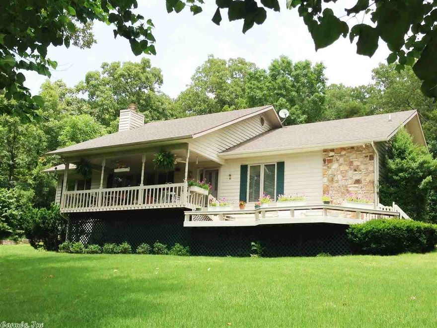 If you love to golf and fish-THIS IS THE PROPERTY FOR YOU! OPEN FLOOR PLAN- Large master -Extra large walk in closet with custom shoe holders! Beautiful master bathroom complete with walk in shower and whirlpool bath-his and hers sinks & linen closet Great room is perfect with stone fireplace & gas logs-great for back up heat. Kitchen and dining all share views that you must see to appreciate- Quality cabinets, newer refrig and ovens, good dishwasher & cooktop- lovely countertops- a pleasure to cook in!