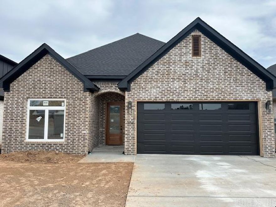 The perfect floor plan does exist. This single-level home offers three bedrooms, two baths, and a versatile flex room ideal for a home office, playroom, or private gym.  Designed for elevated everyday living, the layout flows seamlessly with spacious, light-filled interiors and refined finishes throughout. The primary suite is a true retreat, featuring a spa-inspired bath with a soaking tub, oversized walk-in shower, and a generous custom closet. Two additional bedrooms are thoughtfully positioned for comfort and privacy.  At the heart of the home, the chef’s kitchen showcases quartz countertops, custom cabinetry, a walk-in pantry, and a separate serving pantry with additional storage and prep space to keep everything beautifully organized. An ample mudroom with integrated laundry adds effortless functionality.  Located in Edgewood, West Little Rock’s newest address for refined living, you’ll enjoy a premier location and the luxury of never mowing again, as front and back lawn care are included with annual dues. Estimated completion is mid-March 2026.