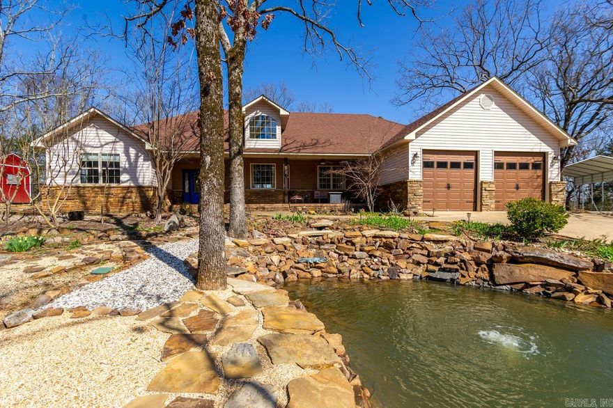 ESCAPE CLAUSE!!! THIS HOME HAS AN ESCAPE CLAUSE AND WE ARE STILL ACCEPTING OFFERS!! Dreaming of a park like serene setting! Everyday could feel like an escape with Over 10 acres with views of gorgeous ponds and terrain.This home entails rustic charm with luxury features and so many modern conveniences! Enjoy your large living space with a huge kitchen all open for ease and entertaining, or sit on your front porch taking in the beautiful water scapes and nature or relax out back taking in the vista views with the most privacy! Newer Roof with warranty, generator, fenced area for kiddos or pets, extra insulation, emergency back up propane for heating system, optimum fiber , an office for those that work from home or just need the extra space, RV parking, outdoor storage for organizing, safe room, generator, water meter and sprinkler system are all monitored by a phone app, and so much more! Agents see confidential remarks for more info!