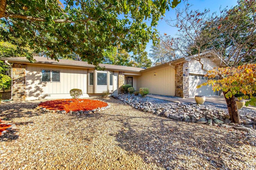 Completely remodeled inside.  New floors, new paint, new kitchen, bathrooms completely redone.  Beautiful wooded setting on Cul-de-Sac.  All new flooring through out with luxury vinyl and brand new carpet in bedrooms with a spacious and remodeled eat-in-kitchen wiith Quartz countertops, large island for family and friends with new stainless steel appliances.  So many windows make this home so bright and beautiful and the outdoor beauty is amazing.  You have your own Arkansas room off the Master suite with a spa like bathroom with jetted tub.  Must see to believe.  First time HSV property owners are subject to a one-time buy-in fee of $2000.00 paid at closing.
