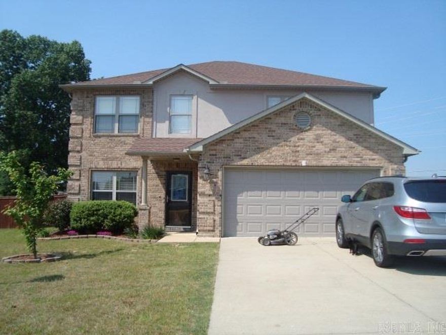Nice home! Upscale subdivision in Cabot! Near schools & easy access to LRAFB!! Nice sized living room, kitchen & dining area and really nice master bedroom & bath with all the amenities! Upstairs you will find 3 large bedrooms. All have walk-in closets! There is another full bath with double sinks! There is also another large living area that could be used as a game room or fantastic place for the kids to hang out with their friends.