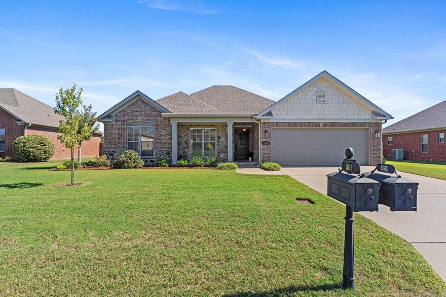 Oh my, the location! This 4-bedroom, 2-bath home sits in the coveted Chapel Creek Subdivision in West Conway. It’s designed for comfort, functionality, and everyday living. You’ll love the vaulted ceiling and beautiful rock fireplace—perfect for cozy nights in! The split floor plan keeps things feeling open and spacious while giving everyone their own privacy. The landscaping is gorgeous yet super low-maintenance (win-win!). Plus, it’s just minutes from Woodrow Cummins Elementary and Ruth Doyle Middle School. Come see why this one feels like home the moment you walk in! Agents, see remarks!