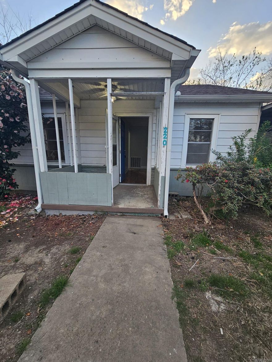 Looking for a great home in the heart of Hot Springs. Come take a look at this one; many updates have been done over the last several years. New paint and appliances, and fixtures. the bathroom was updated about 6 months ago new hvac 2 years ago. New roof about a year ago., There is a lot of charm here with hardwood floors and a big fenced-in yard with a basement that is heated and cooled now. This has been a rental home, and the owner has never lived here, so no property disclosure is available. Call to set up your showing today.