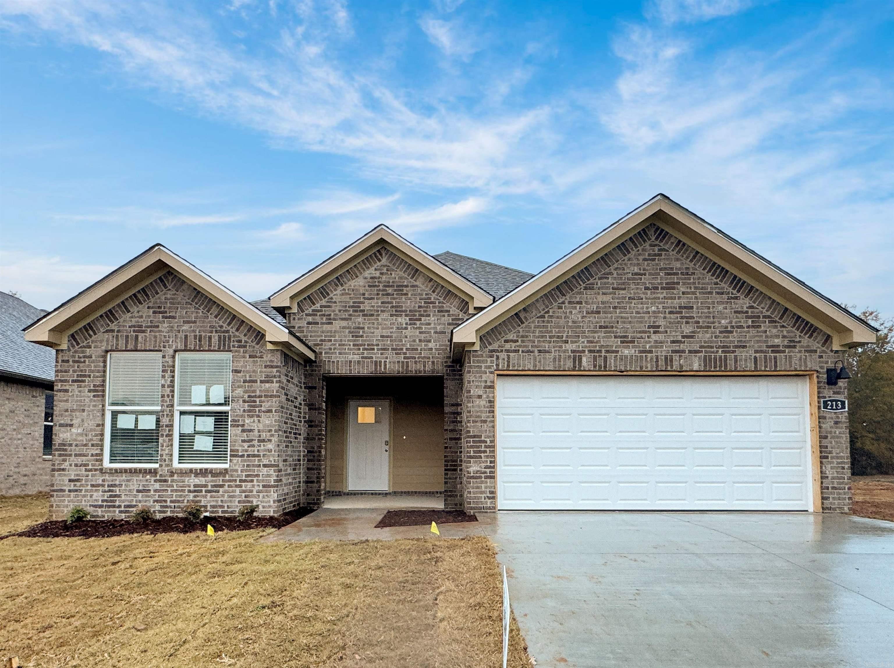Delightful Denton plan in Ridgefield Subdivision located in Searcy, AR! These new construction homes feature modern finishes for comfortable living! Each home has LVP and carpet. In the kitchen and bathrooms, youāll find beautiful quartz countertops. In the primary bathroom, youāll find a walk-in shower and a quartz vanity! Each home will have 4-sides brick with HardieĀ® siding per plan. Each home comes with a programmable thermostat! 10-year limited Homebuyerās Warranty! All photos are stock photos, representative of plan only and may vary as built. Taxes are TBD.