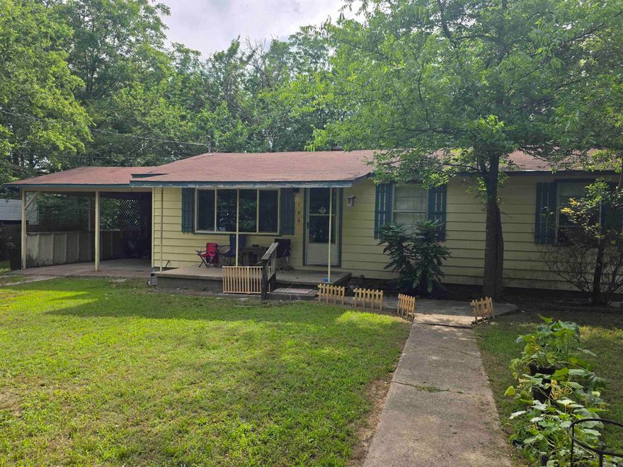 Introducing a fantastic starter home featuring 3 spacious bedrooms and 1 bath. This property includes a convenient 2-car carport and boasts a large, beautiful mulberry tree in the backyard, which is perfect for outdoor enjoyment. The yard is fully fenced, offering both privacy and security. Don’t miss out on this amazing opportunity! If you're an investor, there is a renter, currrently in the home, who might be willing to stay on.  24 HOUR NOTICE TO SHOW.