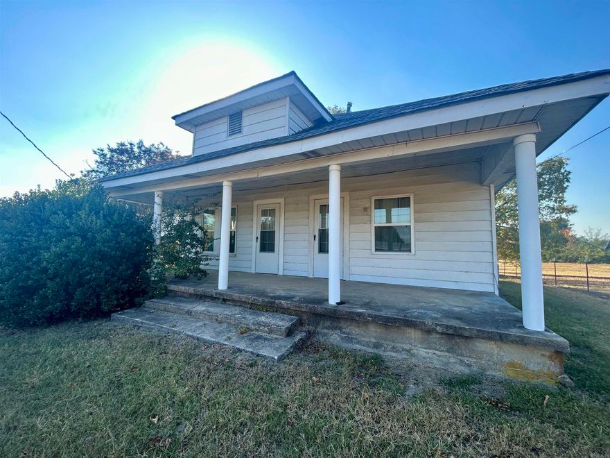 This cute country charmer features 4 cozy bedrooms and 1 updated bath. The home boasts modern updates including new windows and flooring, ensuring comfort and energy efficiency. The large backyard offers ample space for outdoor activities and relaxation. Additionally, an outdoor storage building provides extra storage space. Located in the Nemo Vista school district.  Selling AS IS!!