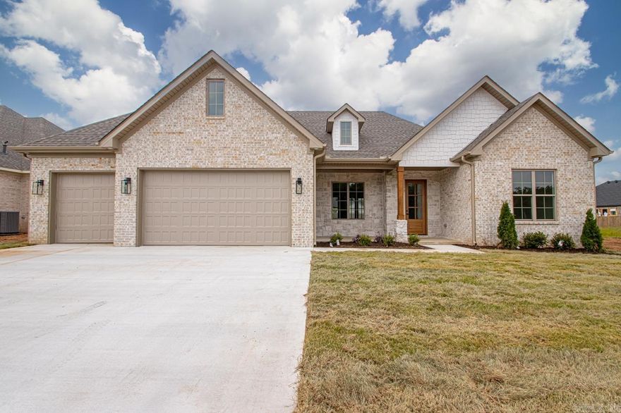 Welcome to 512 Corondelet Lane in the heart of the Country Club of Arkansas in Maumelle!! This STUNNING New Construction offers you 4 Bedrooms and 3 FULL Baths with a 3 Car Garage!! Enjoy the open concept of your kitchen, dining and your living room. You will love all the natural light that will come in while you look out those beautiful windows and double back door. The backyard is the PERFECT size for entertaining. Schedule your showing TODAY!