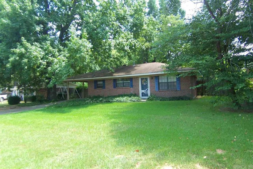 This is a nice home with three bedrooms and one bathroom offering 972 square feet of heated and cooled living area. The home is in excellent condition with a nice kitchen with eating area. The home has had the windows replaces with insulated fold out windows. There is a spacious fenced in back yard with beautiful trees. This is a great home and is reasonably priced.