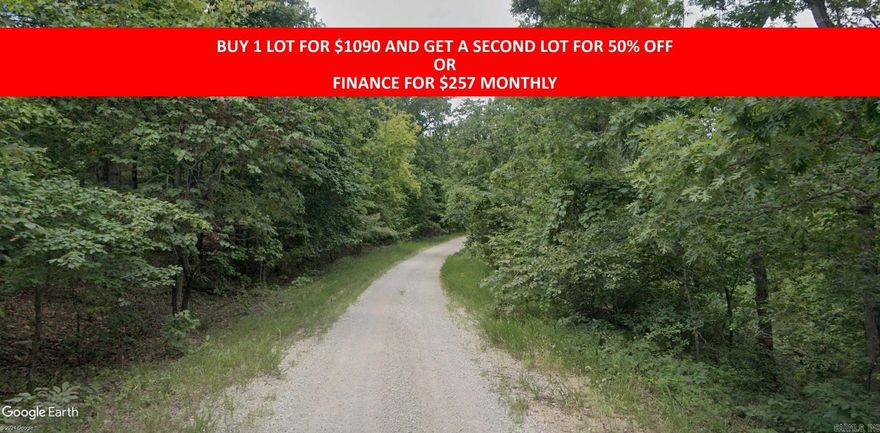 Buy one lot and get 50% off an additional lot! Part of a set of adjoining lots available. Owner-finance for easy terms. Cash buyers can pay by debit or credit card as well. Nice lot to develop or hold for future value. Public water and electric are available to run to property and will need septic. Owner/agent. No mobiles allowed. 300-2500 minimum build size on any other type of home, depending on subdivision. Finance is 5 months at $257 and closing costs are included. Buyer responsible for any back, current and future taxes owed on this property. Lots marked with red banner are part of promotion. No limit on lots. Buyer responsible for any/all taxes and lots sold "as-is". Quit claim deed conveys. Parcel ID# 200-13762-000