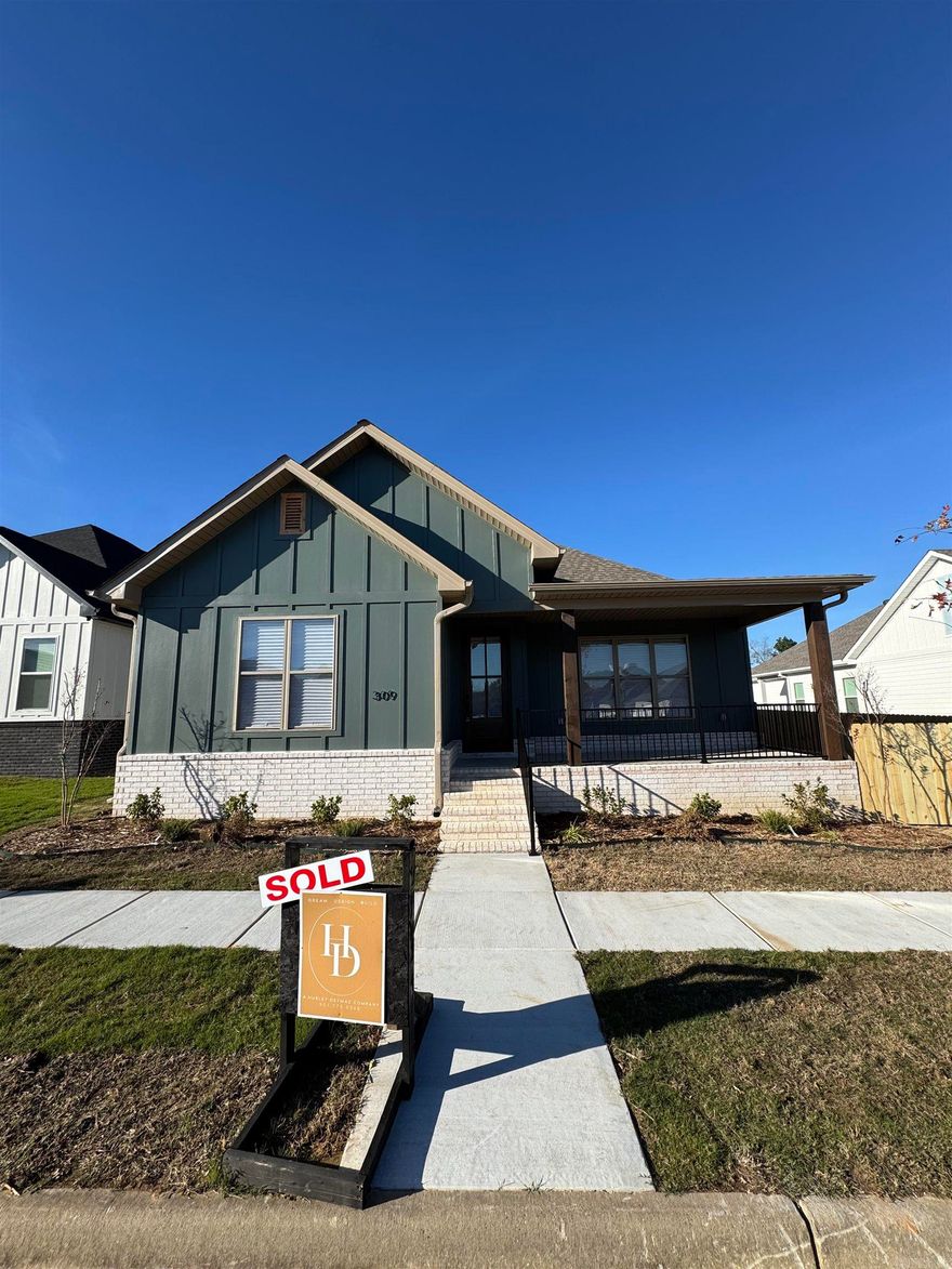 Stunning Craftsman home built by HD HOMES in Bryant's most desired neighborhood! Enjoy custom designer curated finishes throughout as well as a premier location that has a neighborhood pool within walking distance! Enjoy front porch living, a weekend farmers market, and so much more! This home has a functional layout to make 1900 SF feel even bigger than it is. Home to be completed October 2024. Pick your exterior paint color!