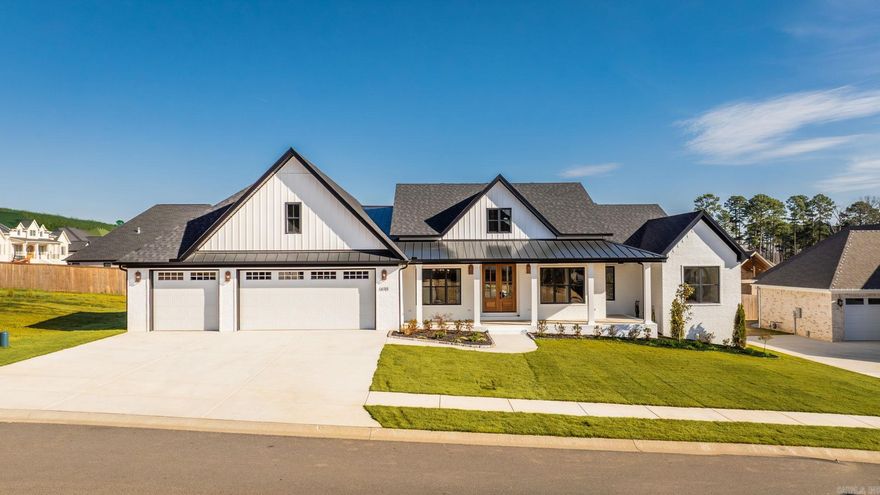 Absolutely stunning custom built home with so many extras and upgrades not commonly found on new homes. This beautiful one level home features 4 bedrooms plus an office and 3 1/2 bath and a formal dining room. Open concept with gorgeous fireplace, real wood floors with an outlet in the living room.  Spacious rooms and tons of storage. Large screened in back porch with a fireplace. The kitchen has an oversized island, soft close cabinets and drawers, bosch appliances, circulating hw, pot filler, cabinets to the ceiling and a huge walk in pantry. Oversized three car garage.  Must see to appreciate all this beautiful home has to offer.