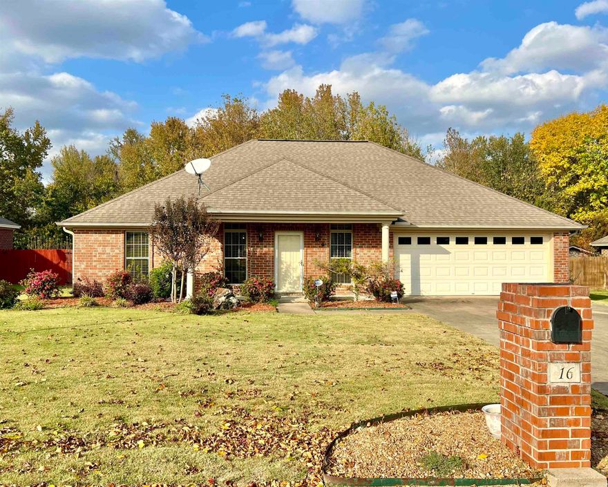 Take a look at this 3 bed, 2 bath, brick home in the Skyline Meadows Subdivision. This home offers a 2-car garage with storage area, security system, safe room inside the home located in the laundry room, HVAC is less than 3 years old. Features a walk-in jacuzzi in the primary bathroom. Spacious rooms and closets in all bedrooms. Beautifully landscaped with nice curb appeal. Inviting back porch and sitting area overlooking the fenced backyard. The west side of the property offers a drive-through gate to the small storage shed. Call your agent to schedule a showing.