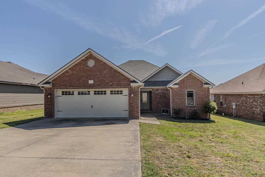 Immaculate all brick 3 bedroom and 2 bath home that will check off all your boxes!  Crown Molding is found throughout this 1663 sq ft home with laminate and tile flooring, spacious living space and eat in kitchen with pantry and ample cabinet space. Split floor plan with a great sized primary suite, tile shower, separate tub and double closets. The backyard is fenced in and also has a covered porch! New roof, gutters etc! MOVE IN READY!!