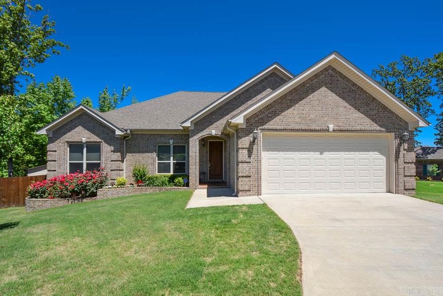 Run don't walk, this won't last long. Who's the lucky Buyer to own this one of a kind, very hard to find, unique open floorplan. Granite counters/cabinets galore with dueling breakfast bars. Inviting entrance with 8 ft. front door and 7 1/2 ft. interior archways. Screened in back porch with stained concrete & hot tub, 14 x 22 Deck, 12 x 16 workshop with electricity/workbench, sprinkler system, mature landscaping, custom brick landscaping beds. Storage everywhere inside/out. Backs up to greenspace & creek.