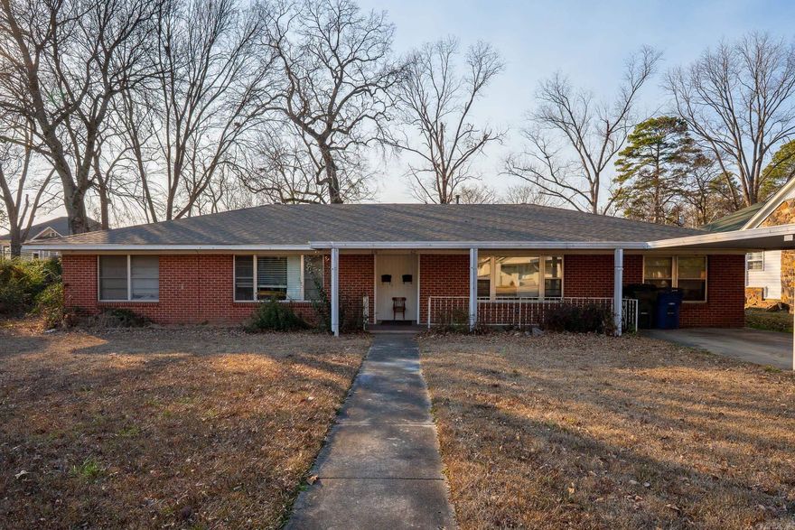 Nice duplex in heart of Downtown Conway. 2 bed 1 bath on each side. Right side has extra living room in back with storage room. Well maintained. LVP floors on both sides. Zoned R2A in Robinson Historic District. 24 hour notice to show.